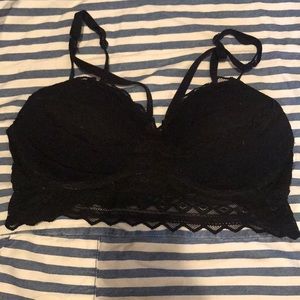 VS pink pull over push up bralette SMALL
